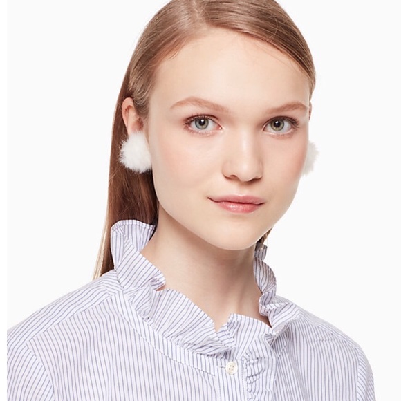 Kate Spade Bunny Rabbit Reversible Earrings - Picture 4 of 5